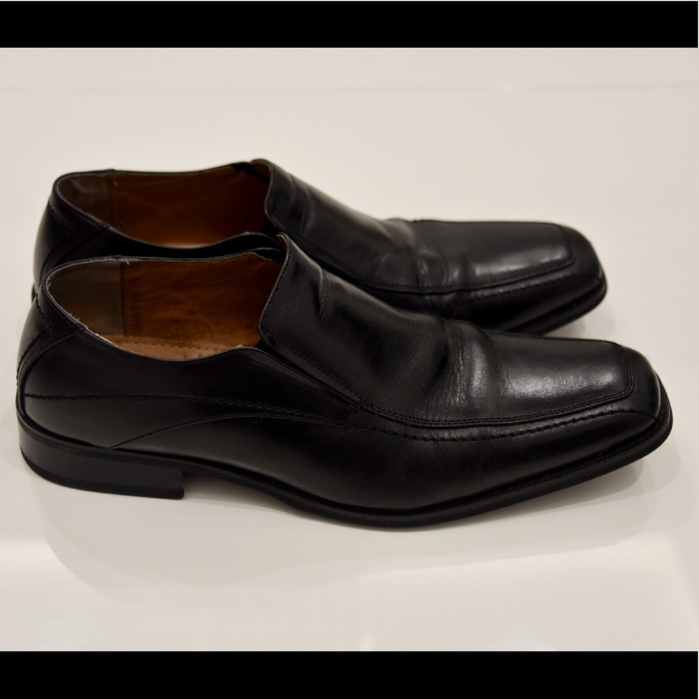 Size 13 Joseph Abboud Black Slip-on shoes